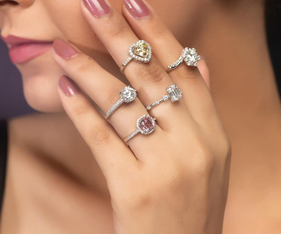 Moissanite Rings