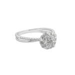 2-carat round white moissanite gemstone