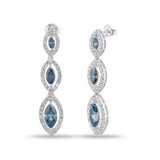 marquise earrings