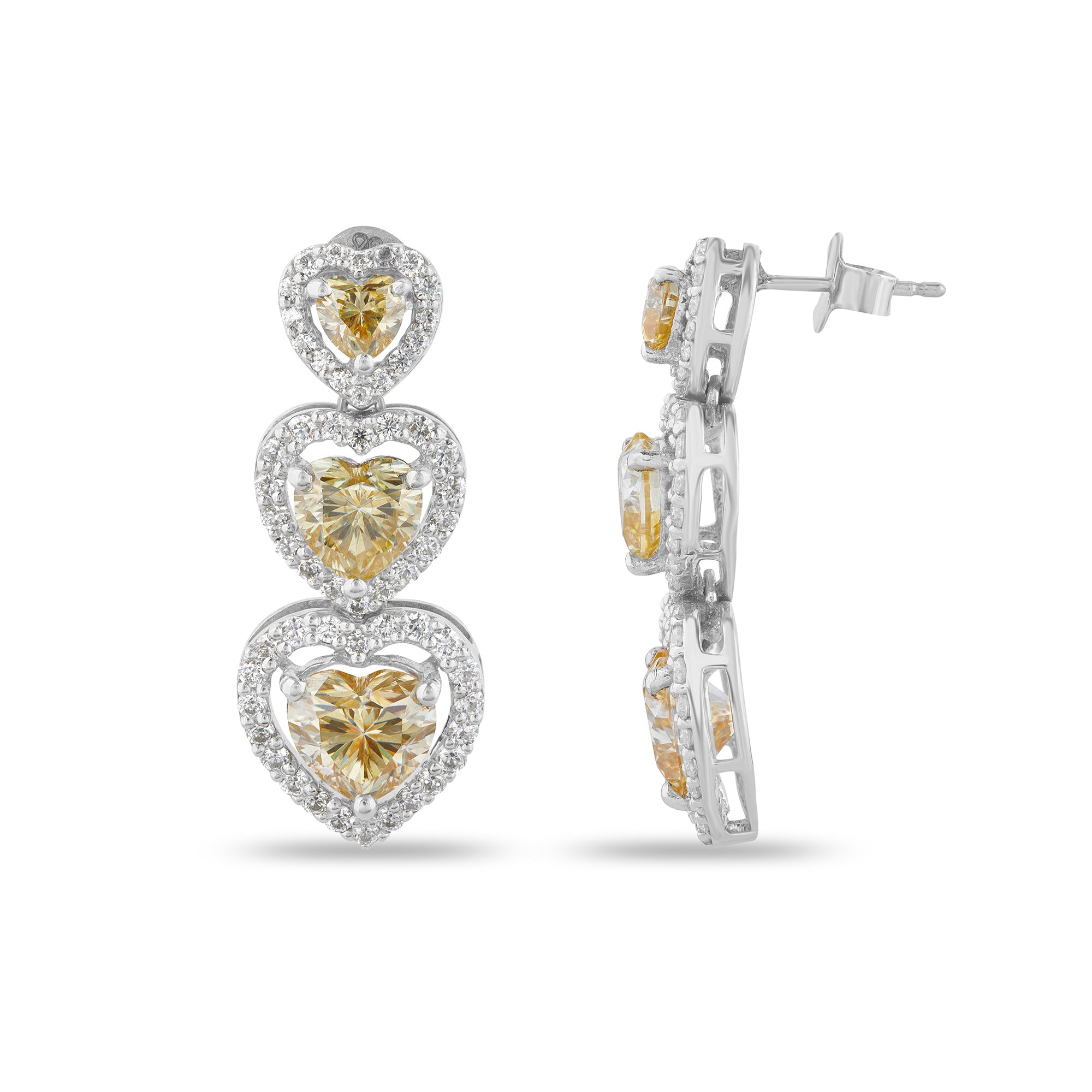 moissanite earrings india