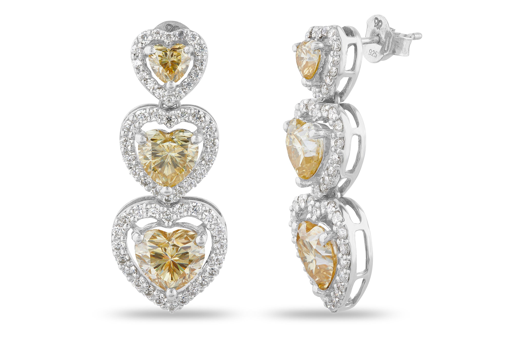 moissanite earrings