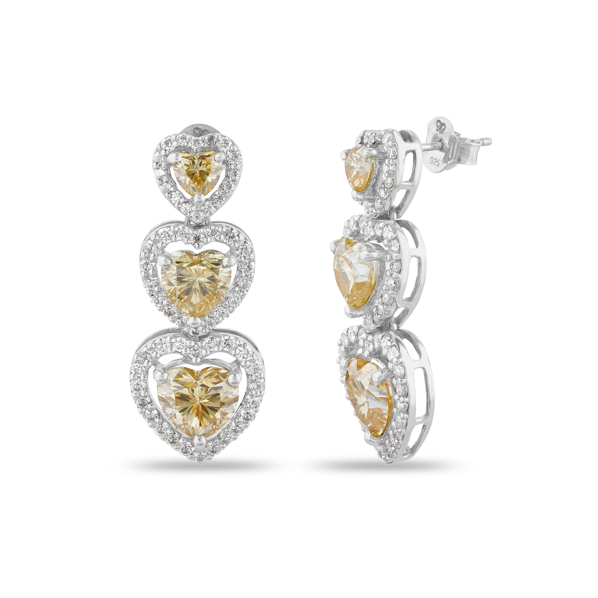 moissanite earrings