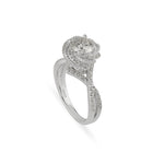rose silver ring