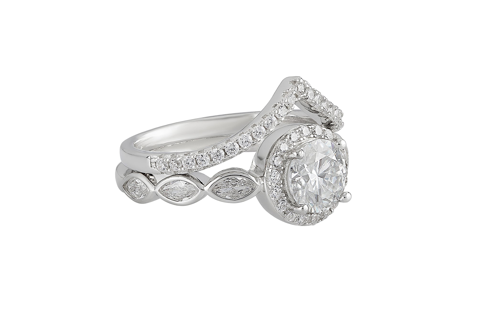 engagement moissanite rings