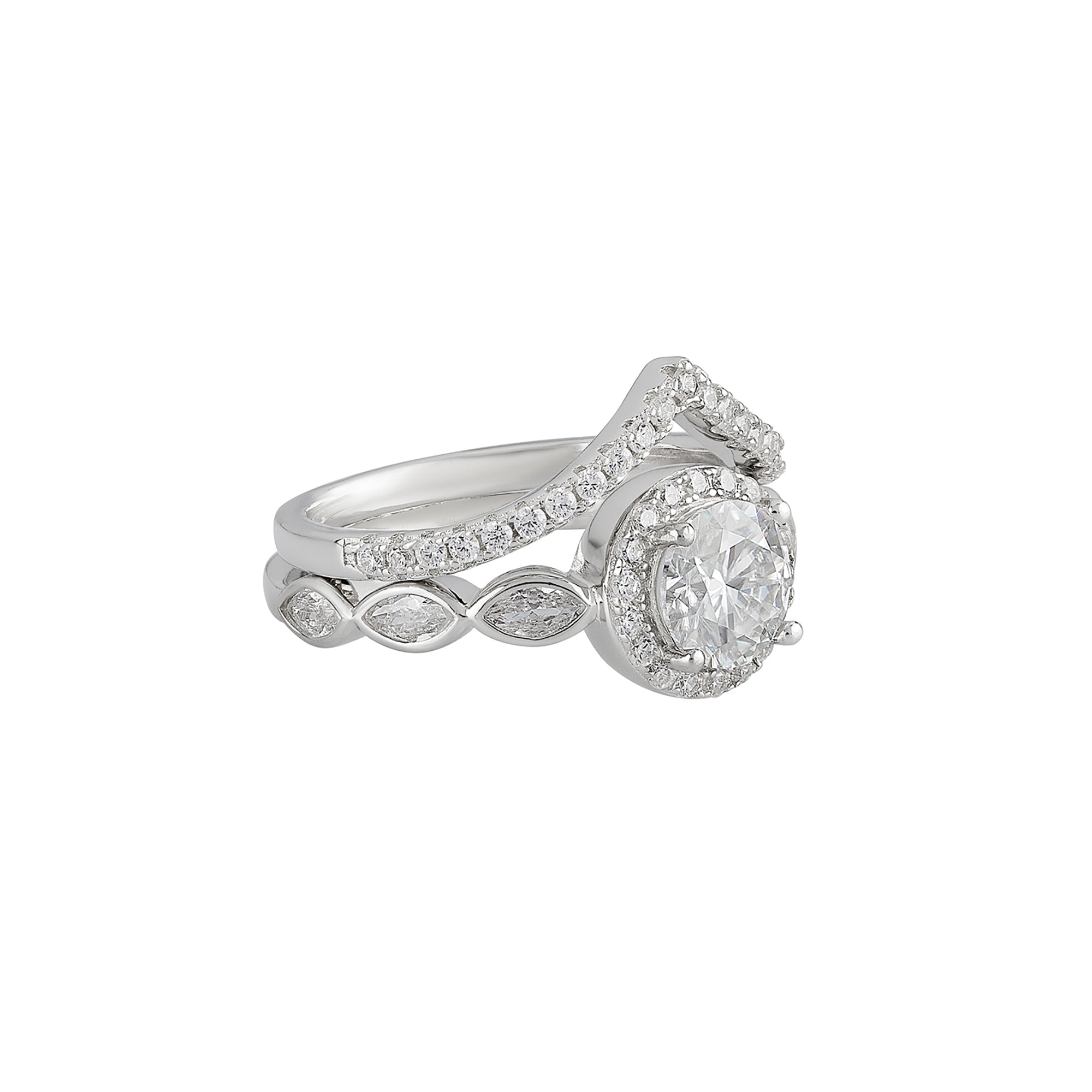 engagement moissanite rings