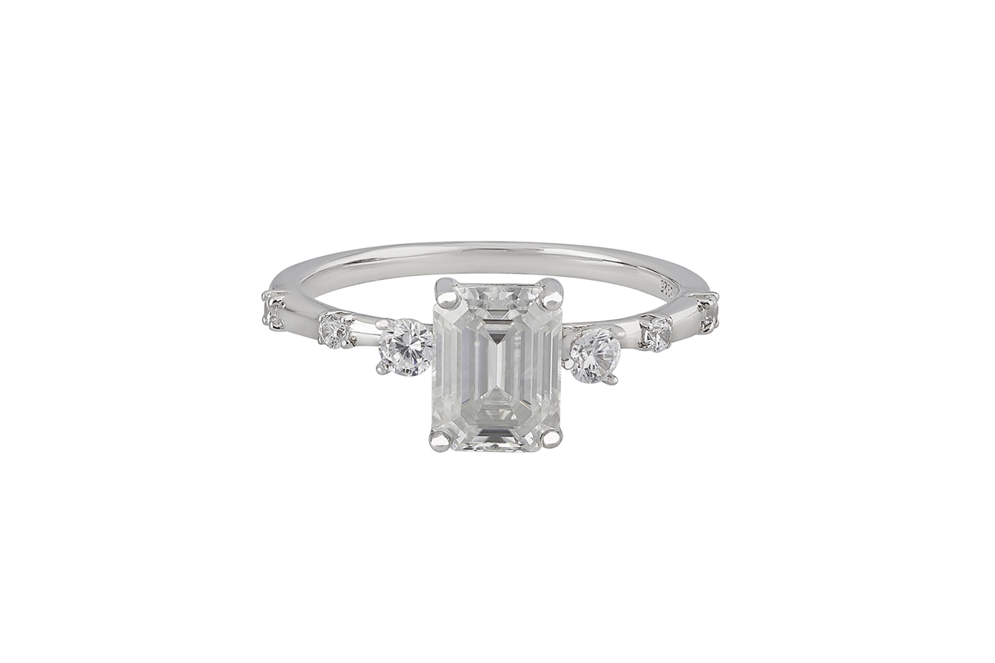 mossanite fancy ring price