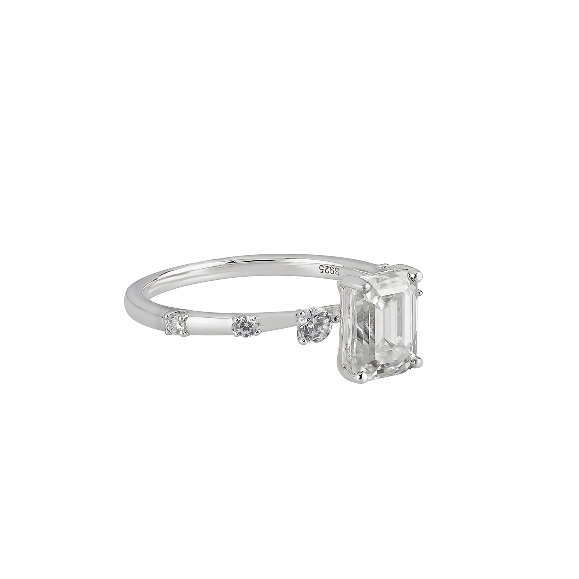 women moissanite fancy ring
