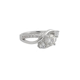 Stellar Moissanite Ring in Sterling Silver