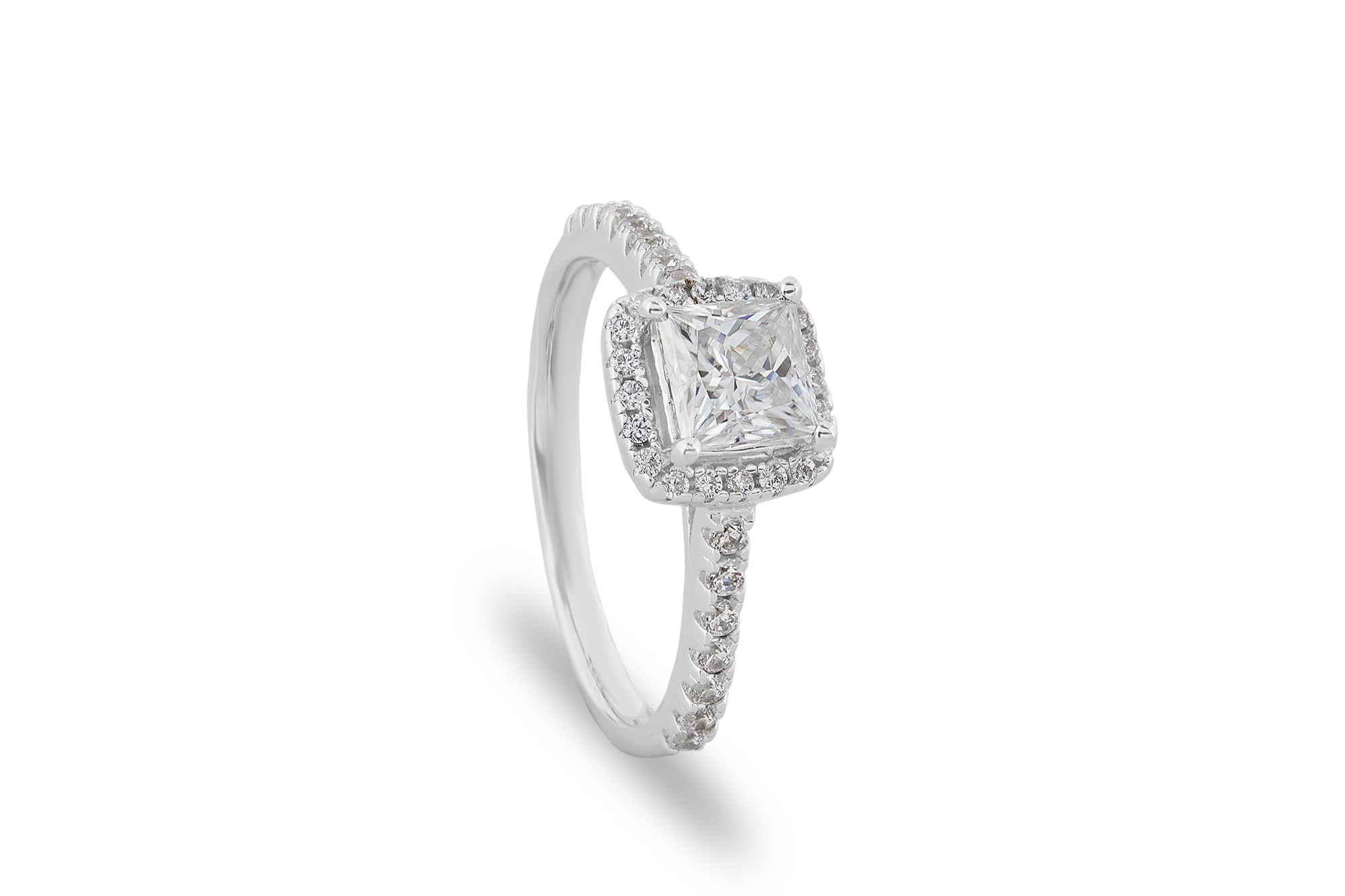 Moissanite Solitaire Ring