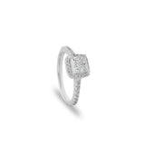 Moissanite Solitaire Ring