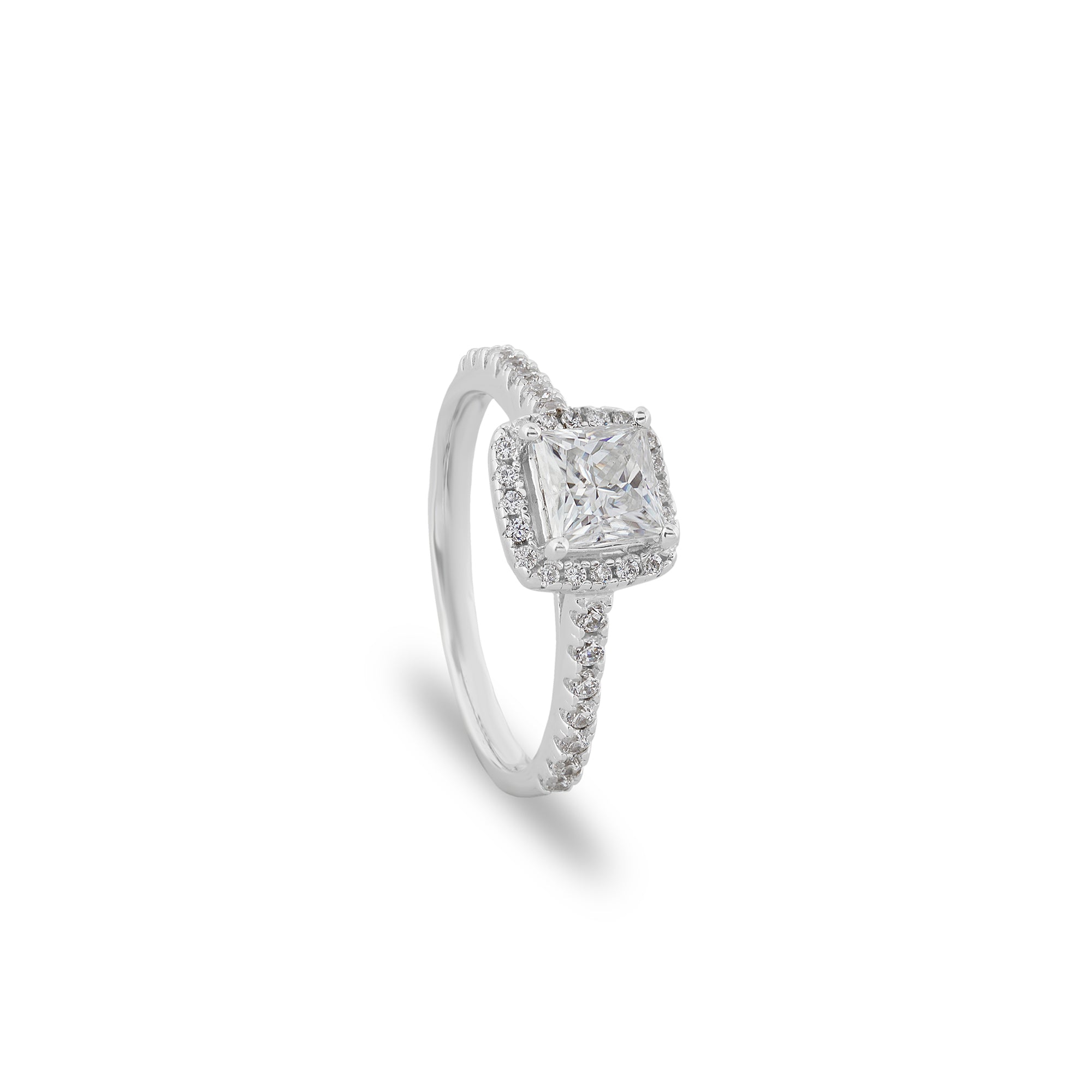 Moissanite Solitaire Ring