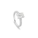 Moissanite Engagement Ring
