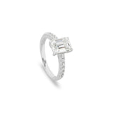 Moissanite Engagement Ring