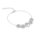 Astral Moissanite Bracelet in Sterling Silver