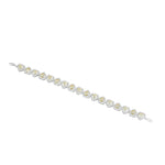 Women heart shaped moissanite bracelet