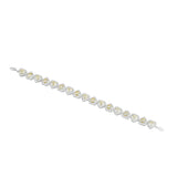 Women heart shaped moissanite bracelet