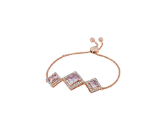 Best Adjustable Moissanite Bracelet Price Online India - Anemoii