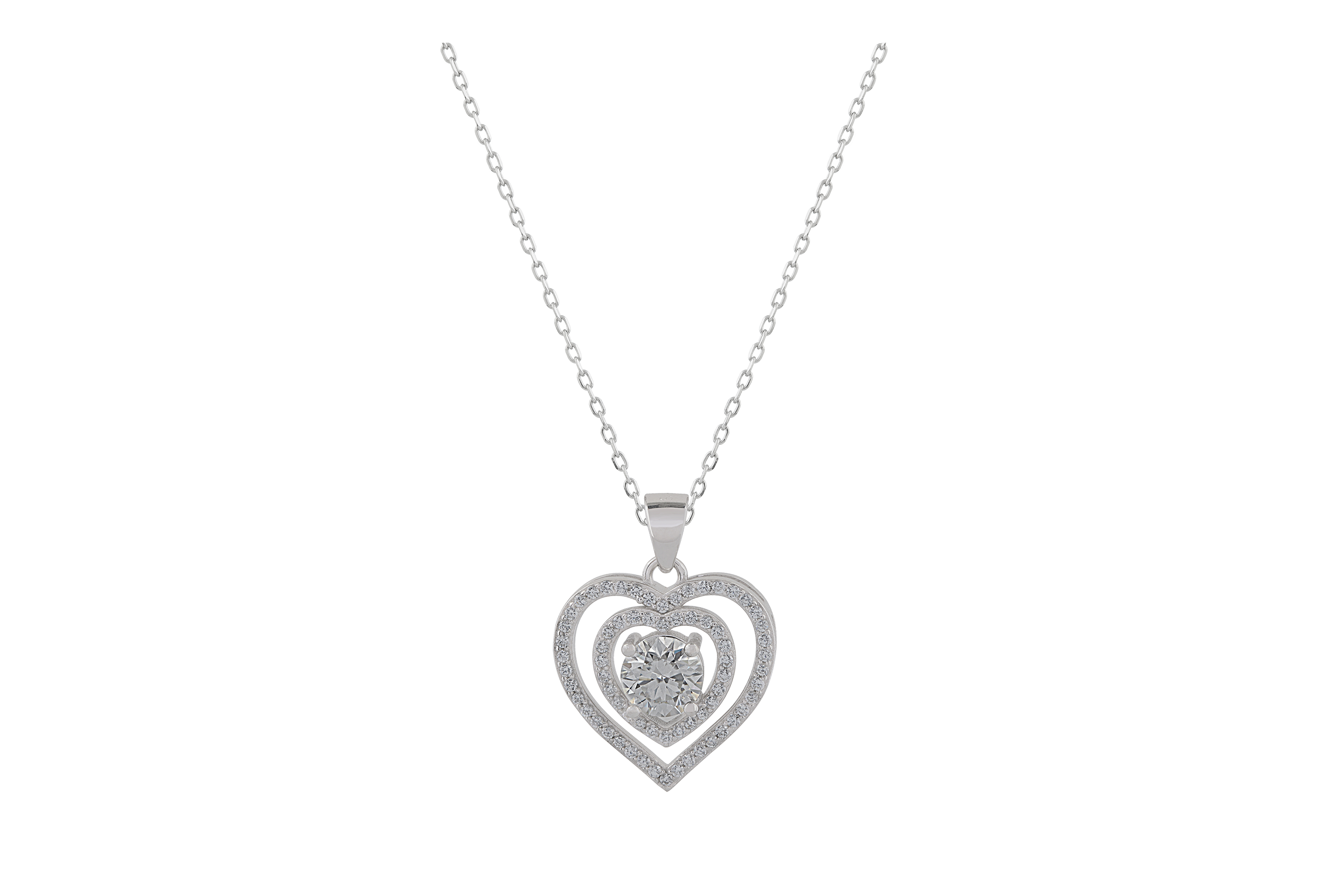 heart moissanite
