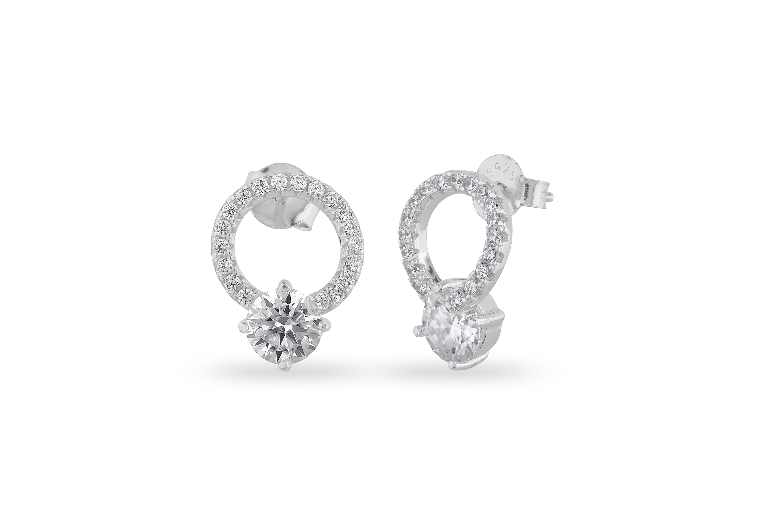 Best place to buy moissanite stud earrings India online - Anemoii