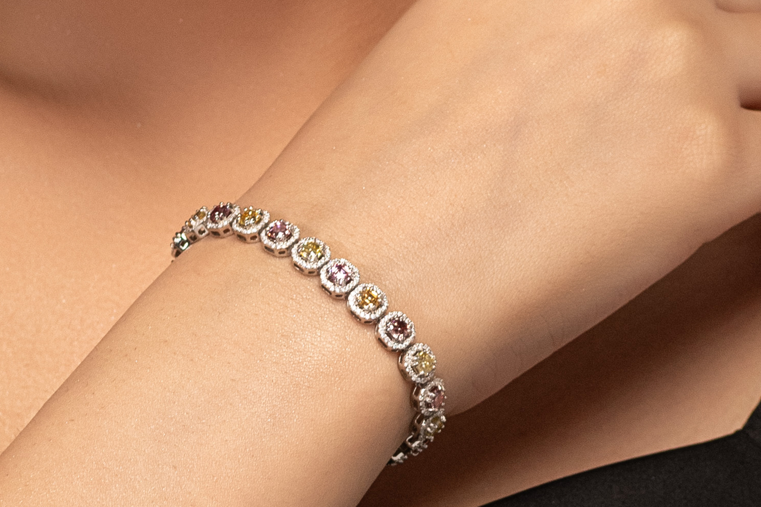 Occasion Wear Two-Colored Bracelet