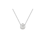 Buy Pearl shaped moissanite stone pendant online price - Anemoii