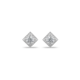 diamond stud earings