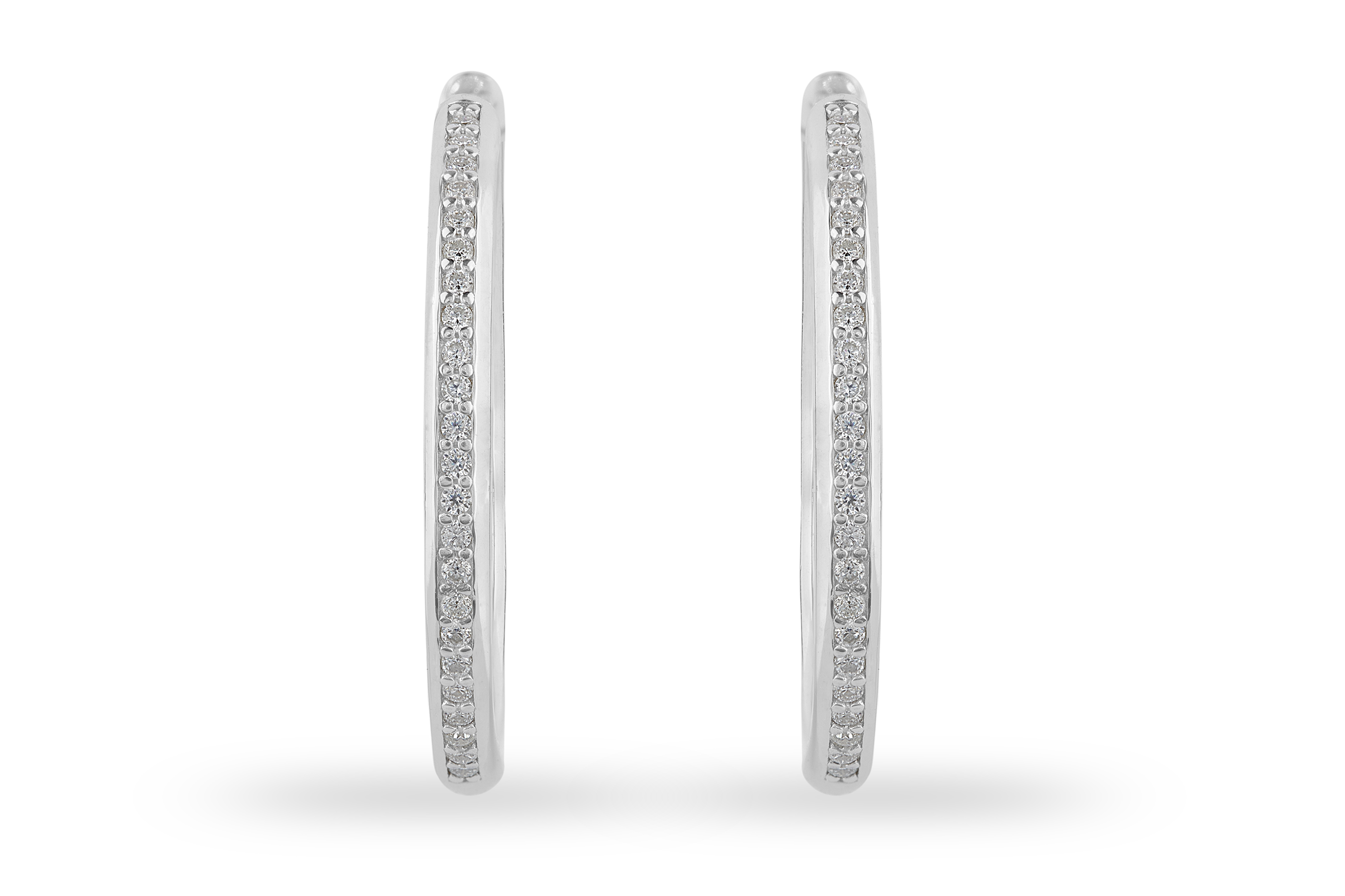 Get Girls Space Diamond Hoop Earrings Online - Anemoii