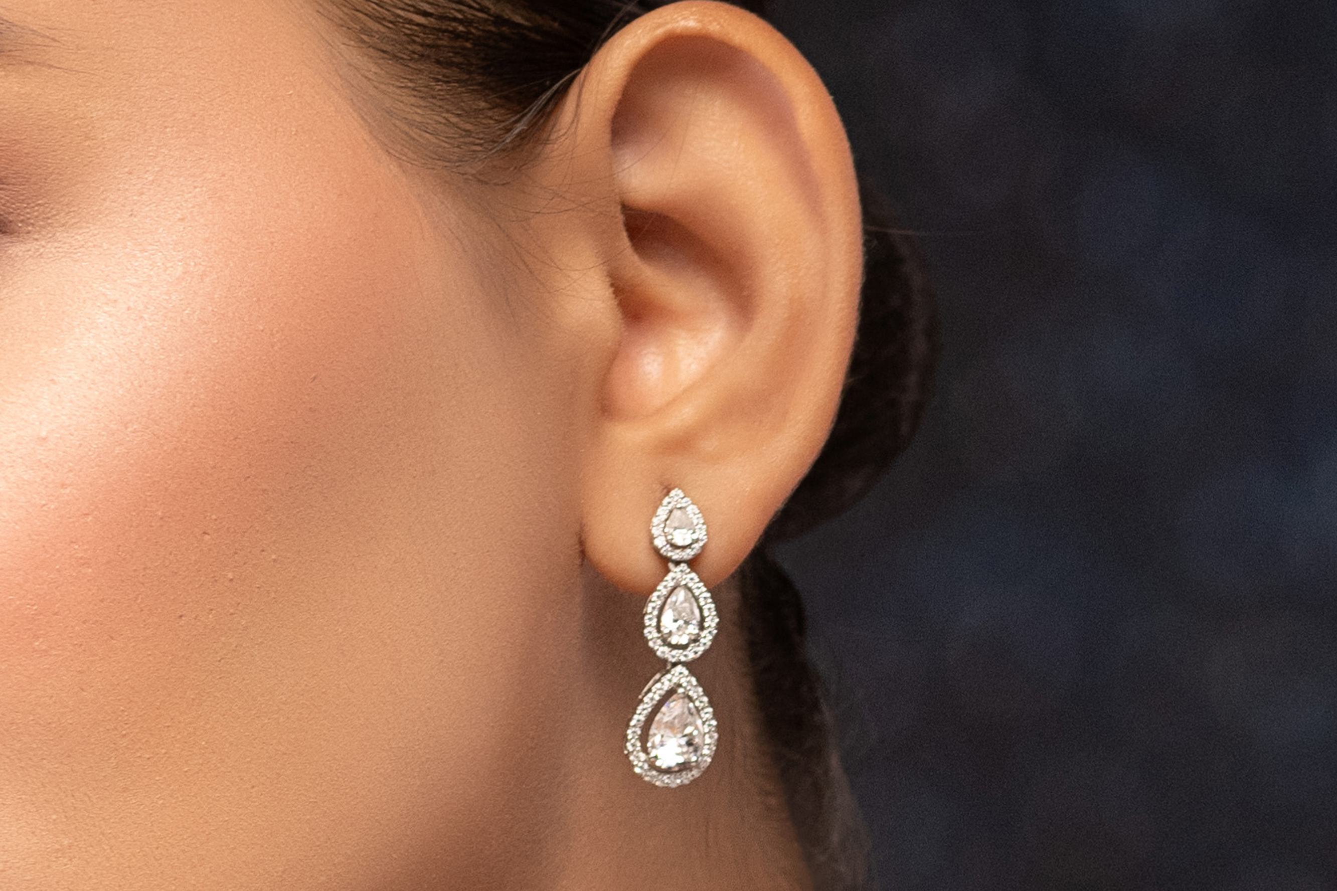 diamond drop earrings