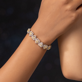 Yellow Heart Shaped Moissanite Bracelet