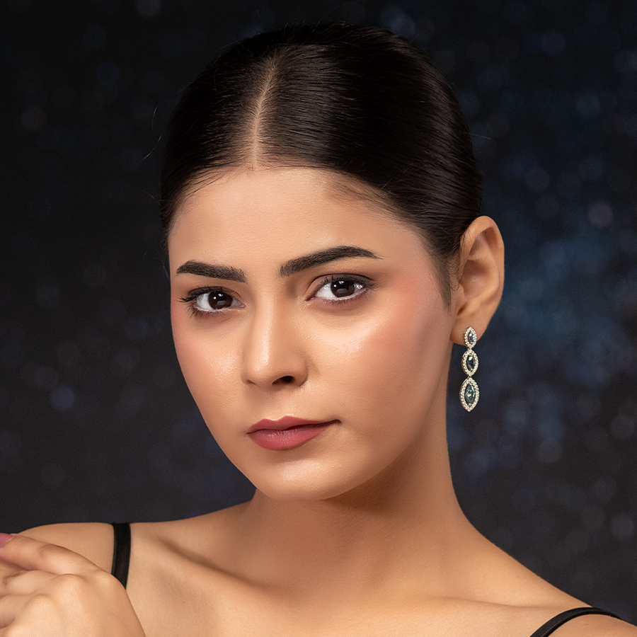 marquise earring dangle