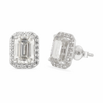 Luna Moissanite Ear Studs for Women