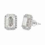 Luna Moissanite Ear Studs for Women