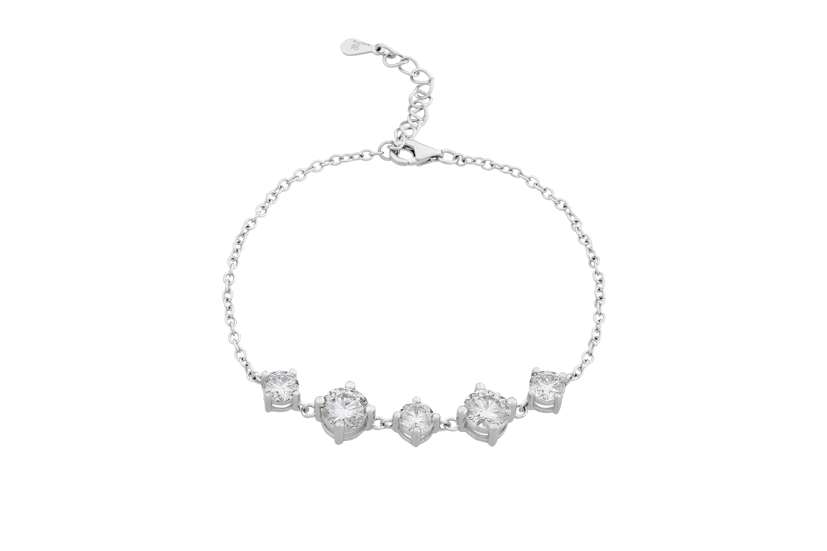women adjustable moissanite bracelet