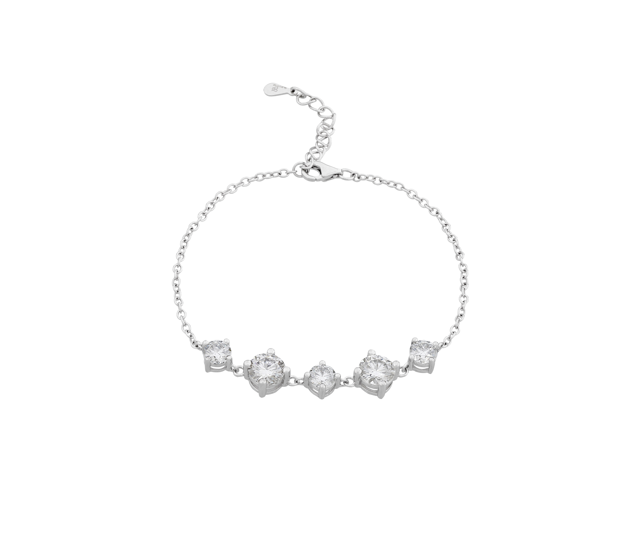 women adjustable moissanite bracelet