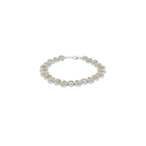 Women pearl shaped moissanite bracelet