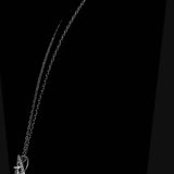 Astral Moissanite Pendant with Sterling Silver Chain