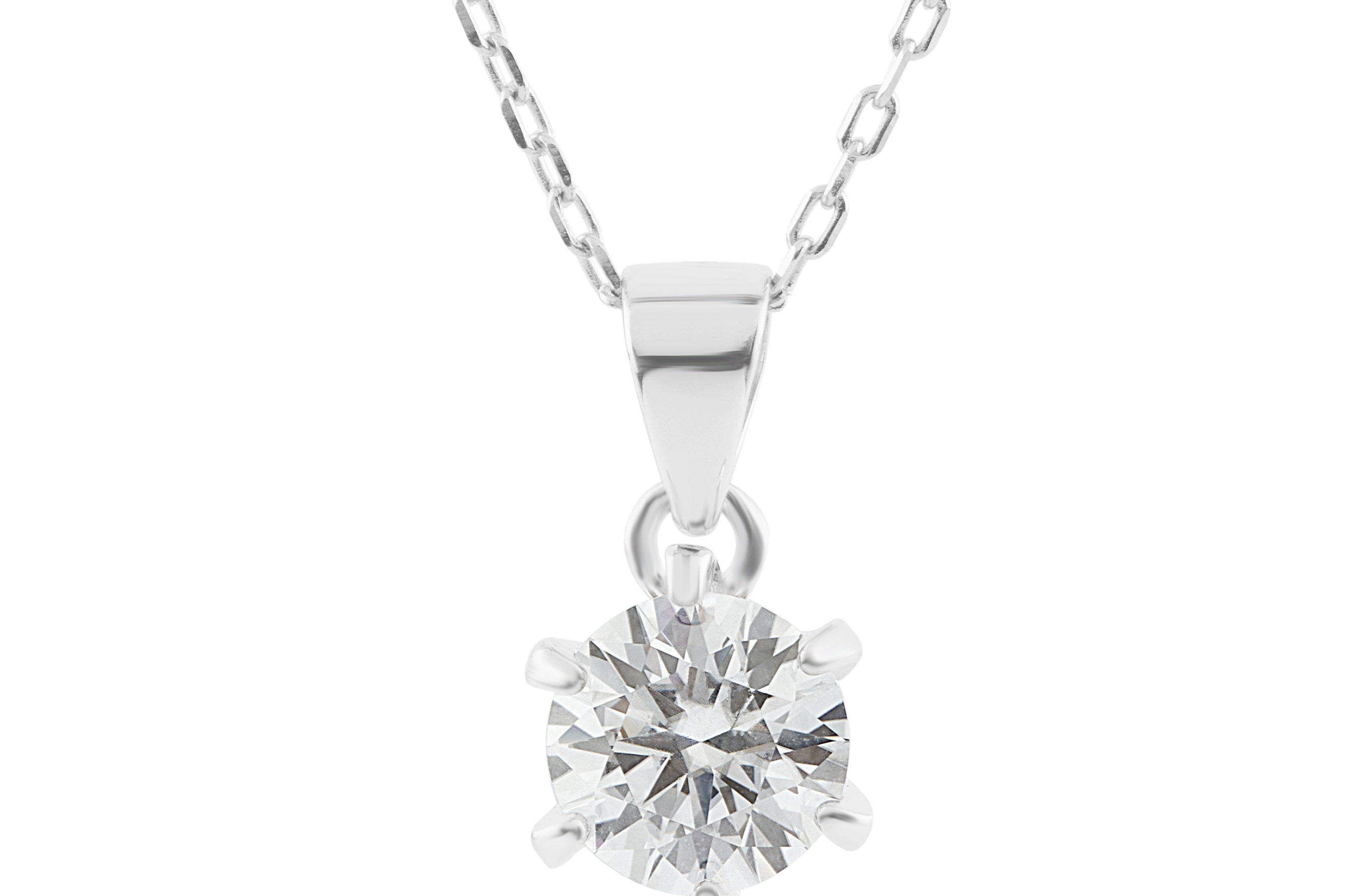 Moissanite Stone Pendant