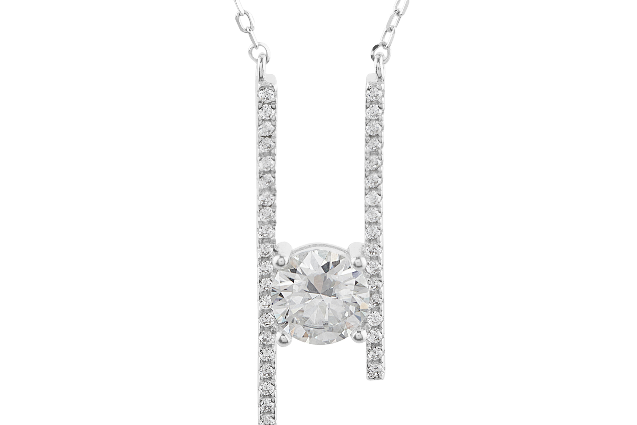 silver moissanite jewellery