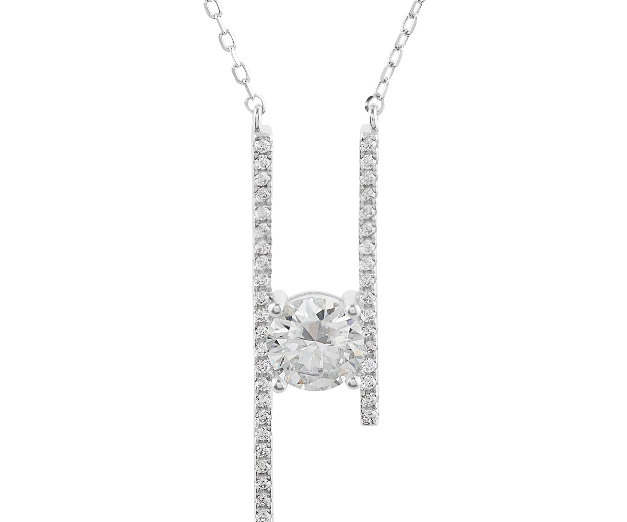 silver moissanite jewellery