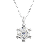pure silver chain with pendant