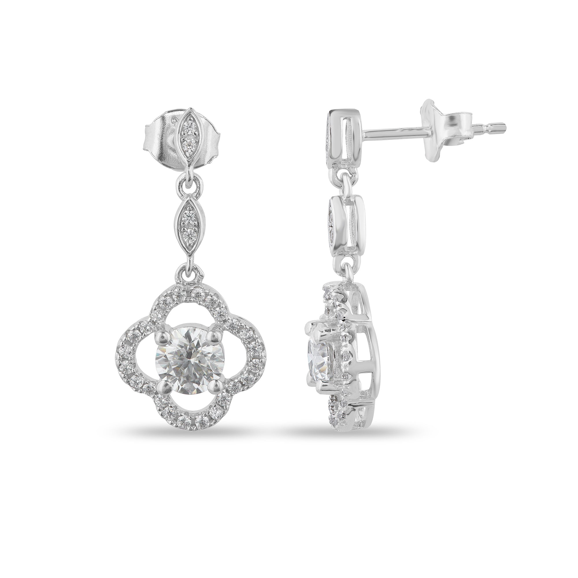 moissanite stud earrings