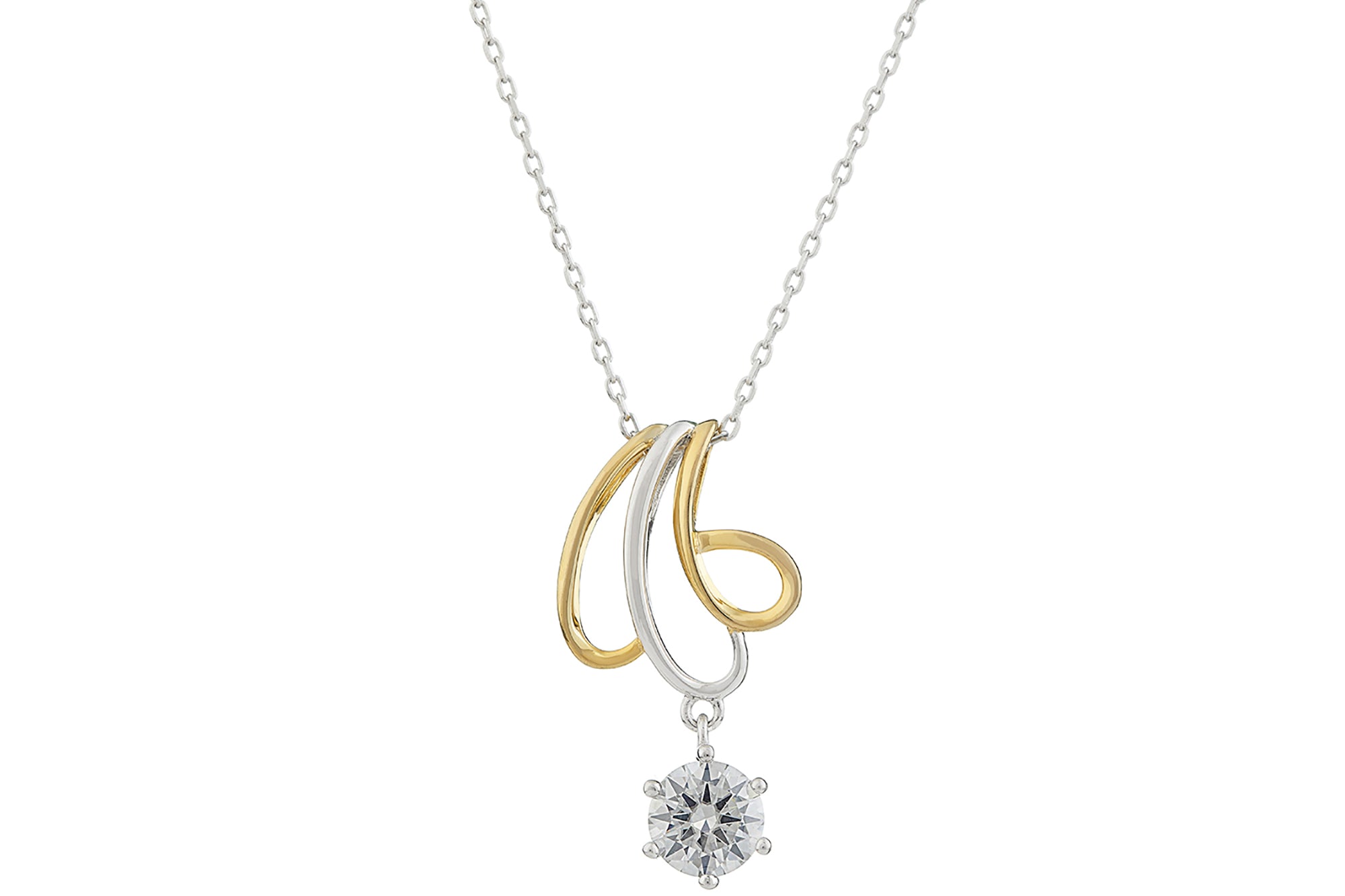 Shop Studded Pendant with Sterling Silver Chain Online Price - Anemoii
