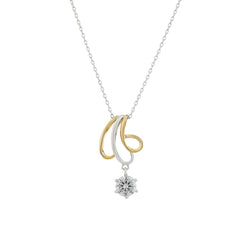 Shop Studded Pendant with Sterling Silver Chain Online Price - Anemoii