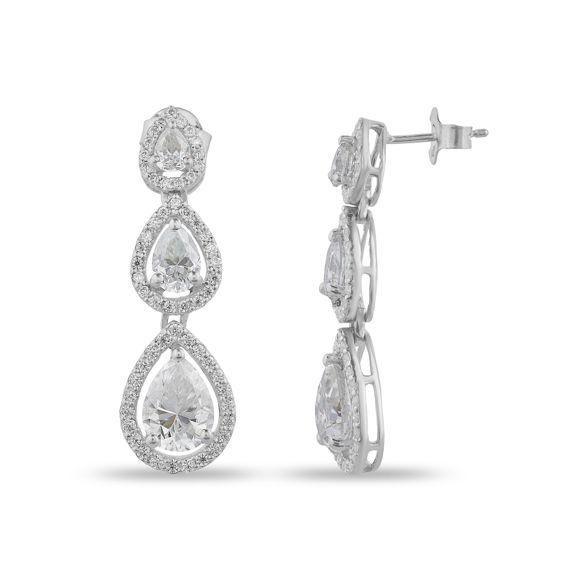 diamond drop earrings india