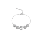 Moissanite Bracelet in Sterling Silver