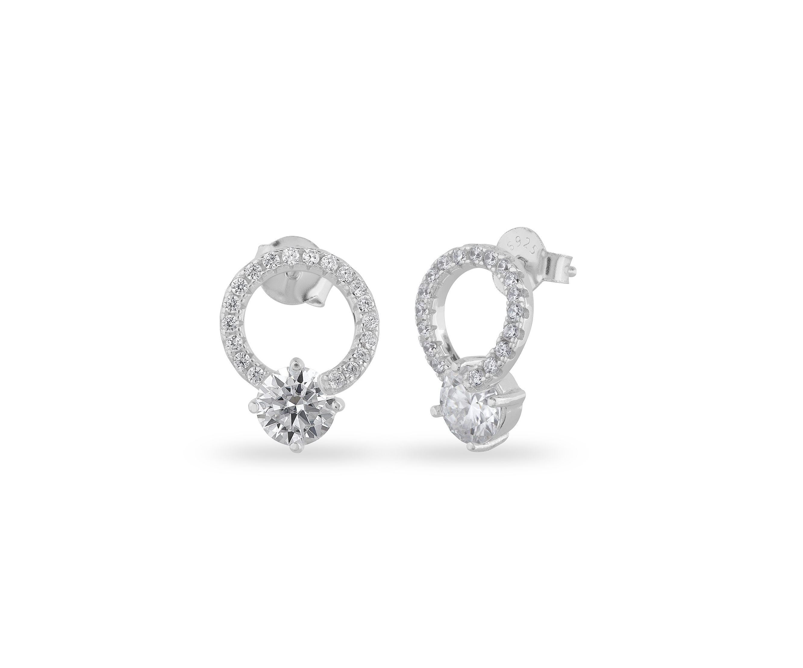 Best place to buy moissanite stud earrings India online - Anemoii
