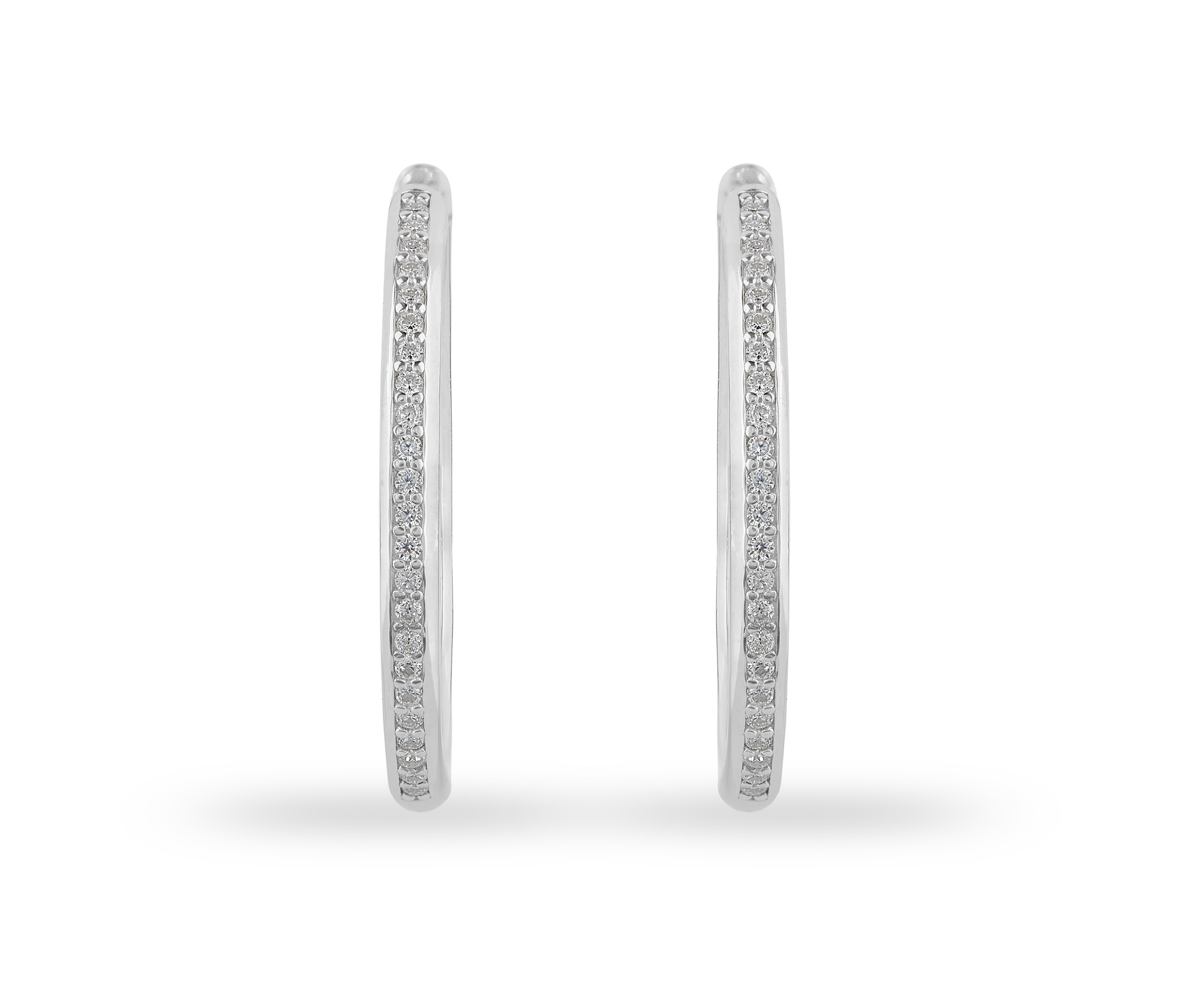 Get Girls Space Diamond Hoop Earrings Online - Anemoii