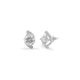 Buy Moissanite Diamond Price Stud Earrings Price India