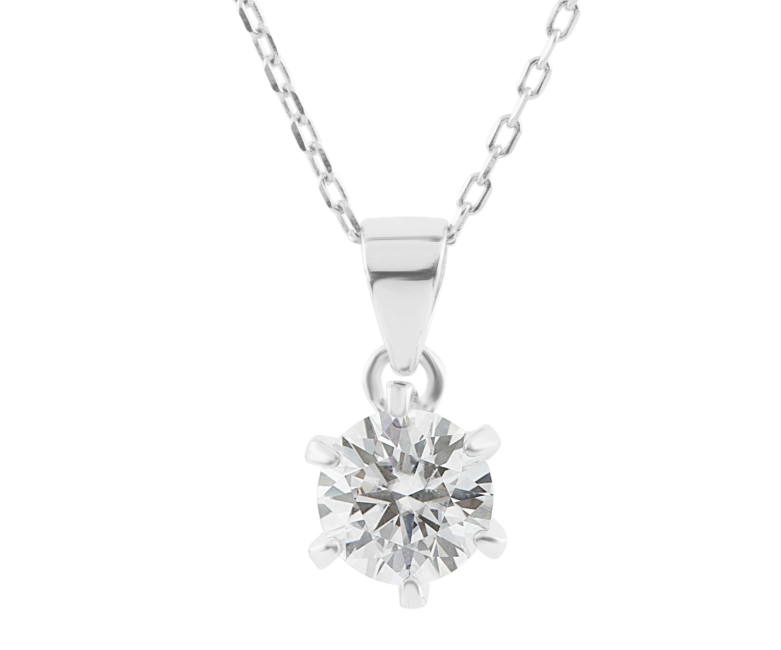 Moissanite Stone Pendant