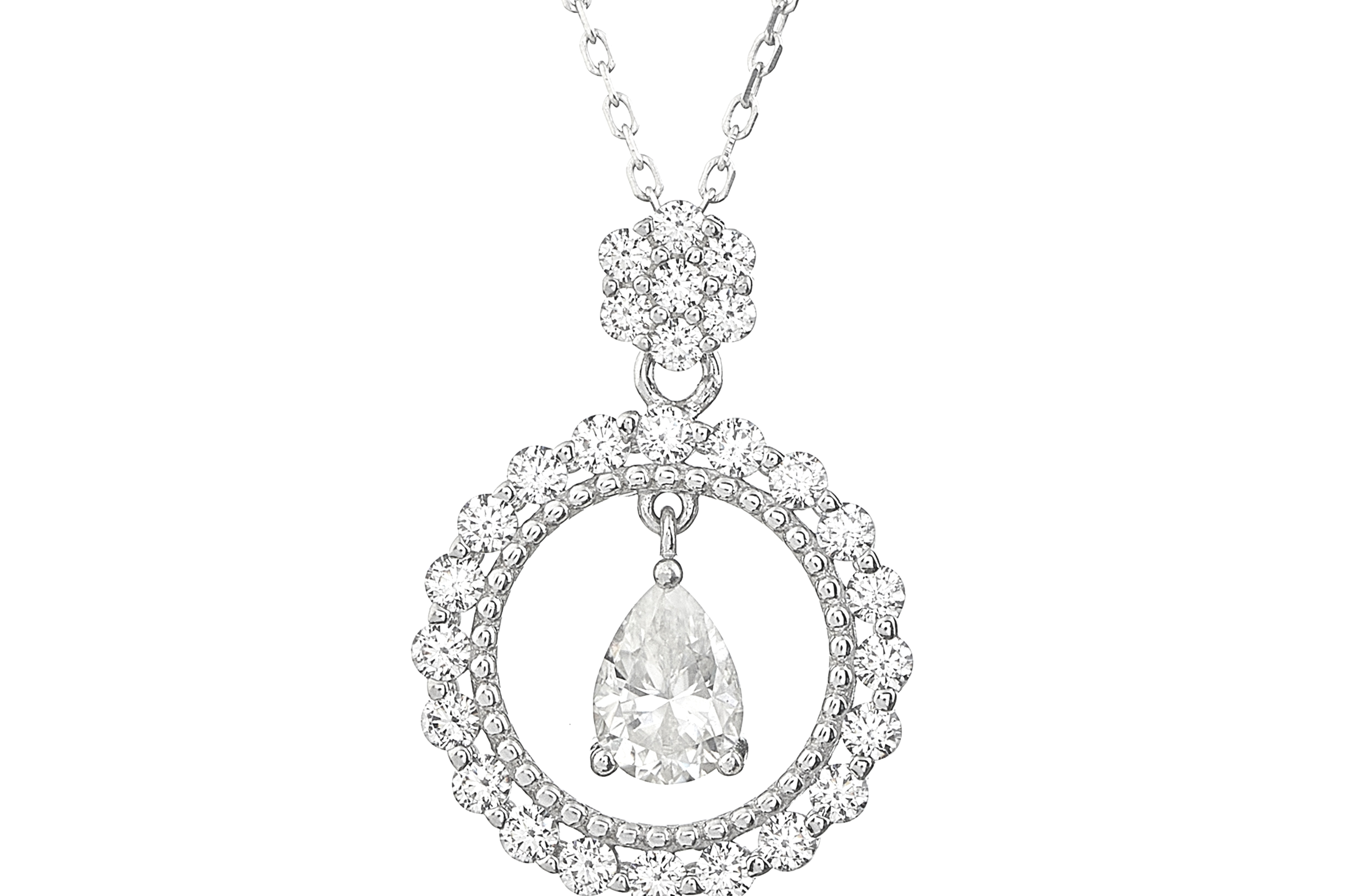 Buy Moissanite Ethereal pendant for women onilne - Anemoii